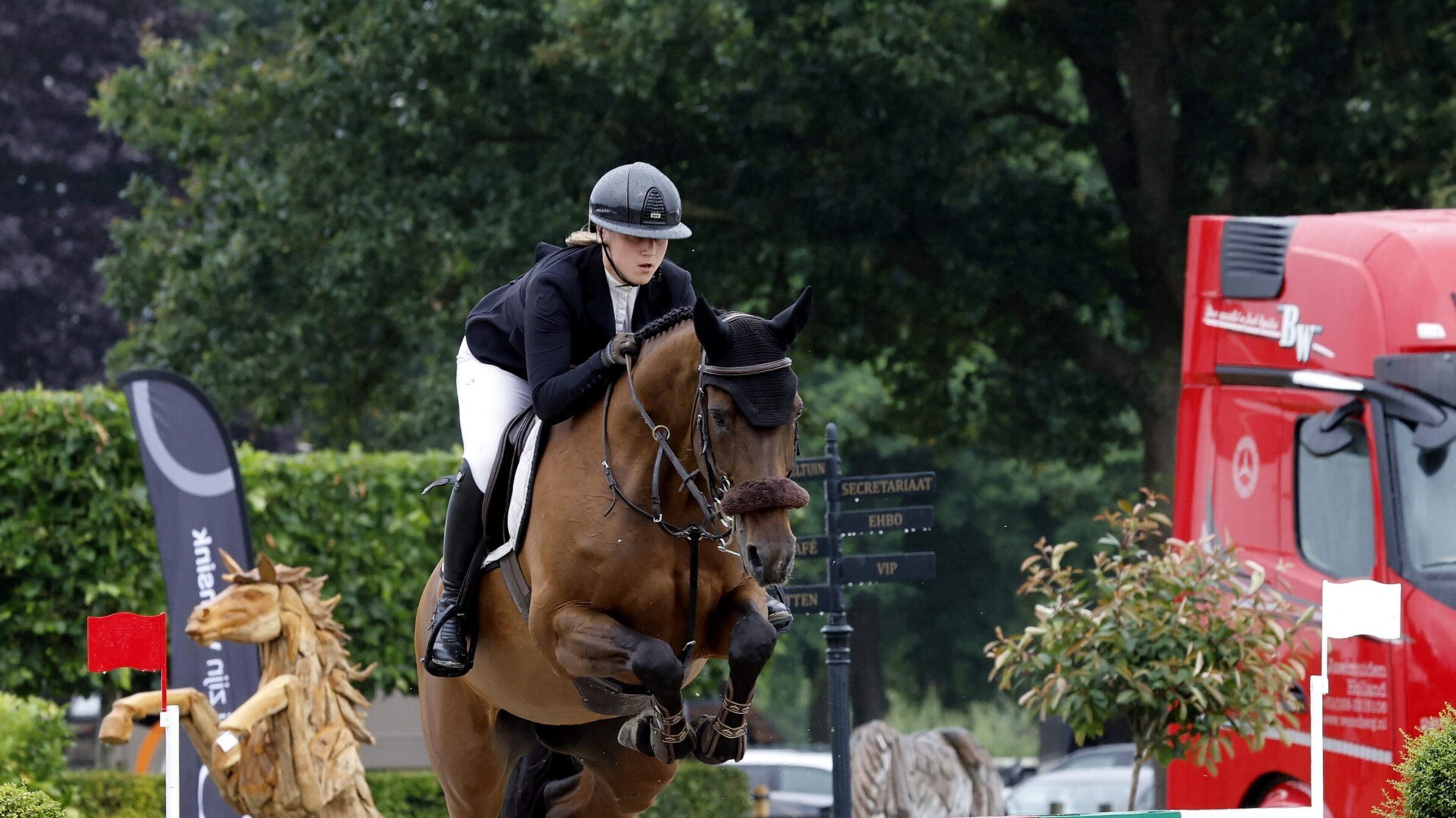 Solist Laurie Touw wordt voor haar lef beloond met winst in het Championat op CH De Wolden