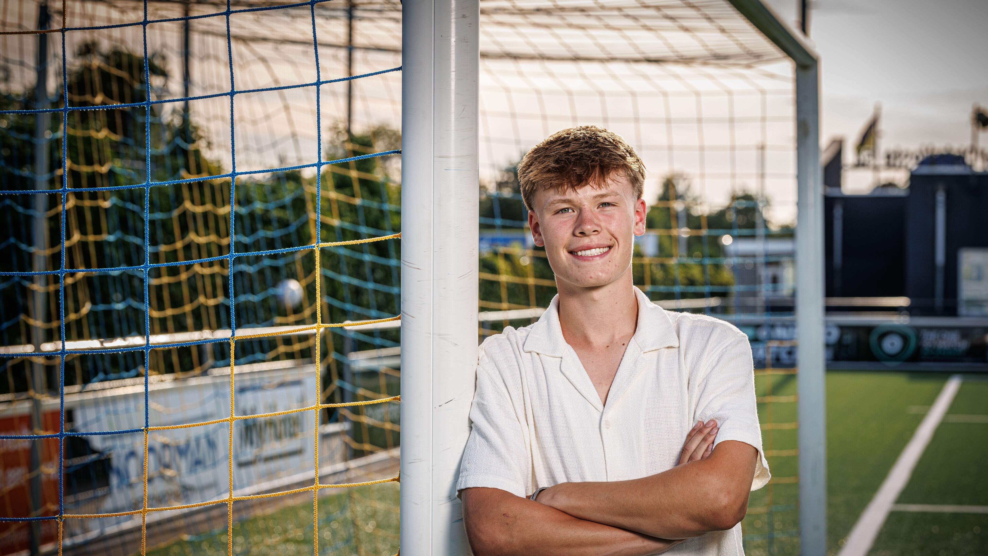 De Blesse-talent Jesper Zandink springt met vertrouwen in diepe bij ’d Olde Veste. ’Ik kan wel goed 