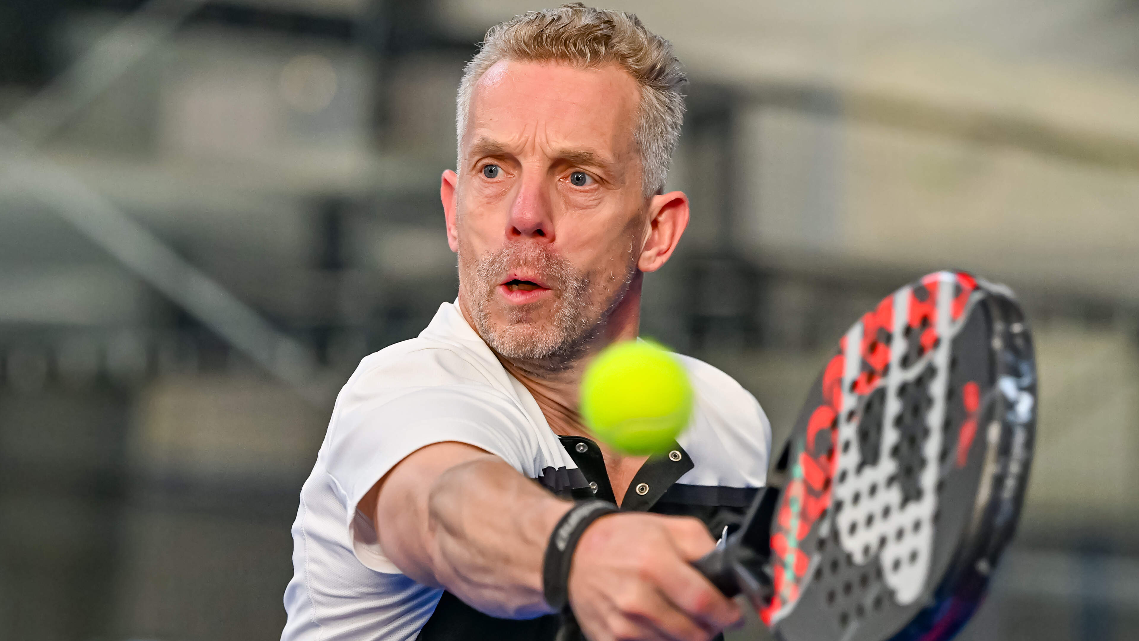 Per Kampman is nauw betrokken bij organisatie ’Padel voor Parkinson’: ’Het zijn allemaal fanatieke baasjes’