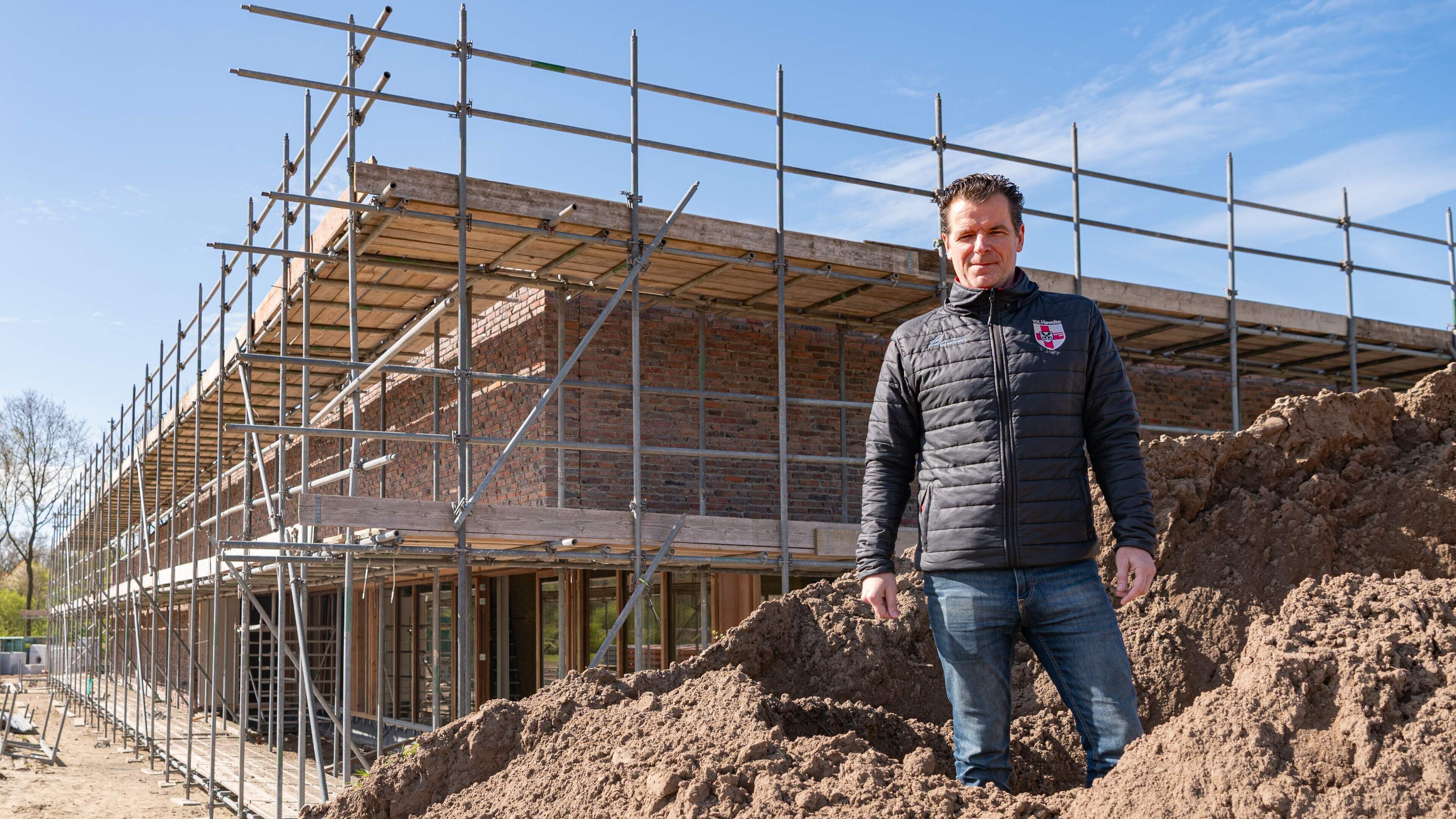 Nieuwbouw accommodatie komt eindelijk op stoom: vv Havelte krijgt steeds meer thuisgevoel