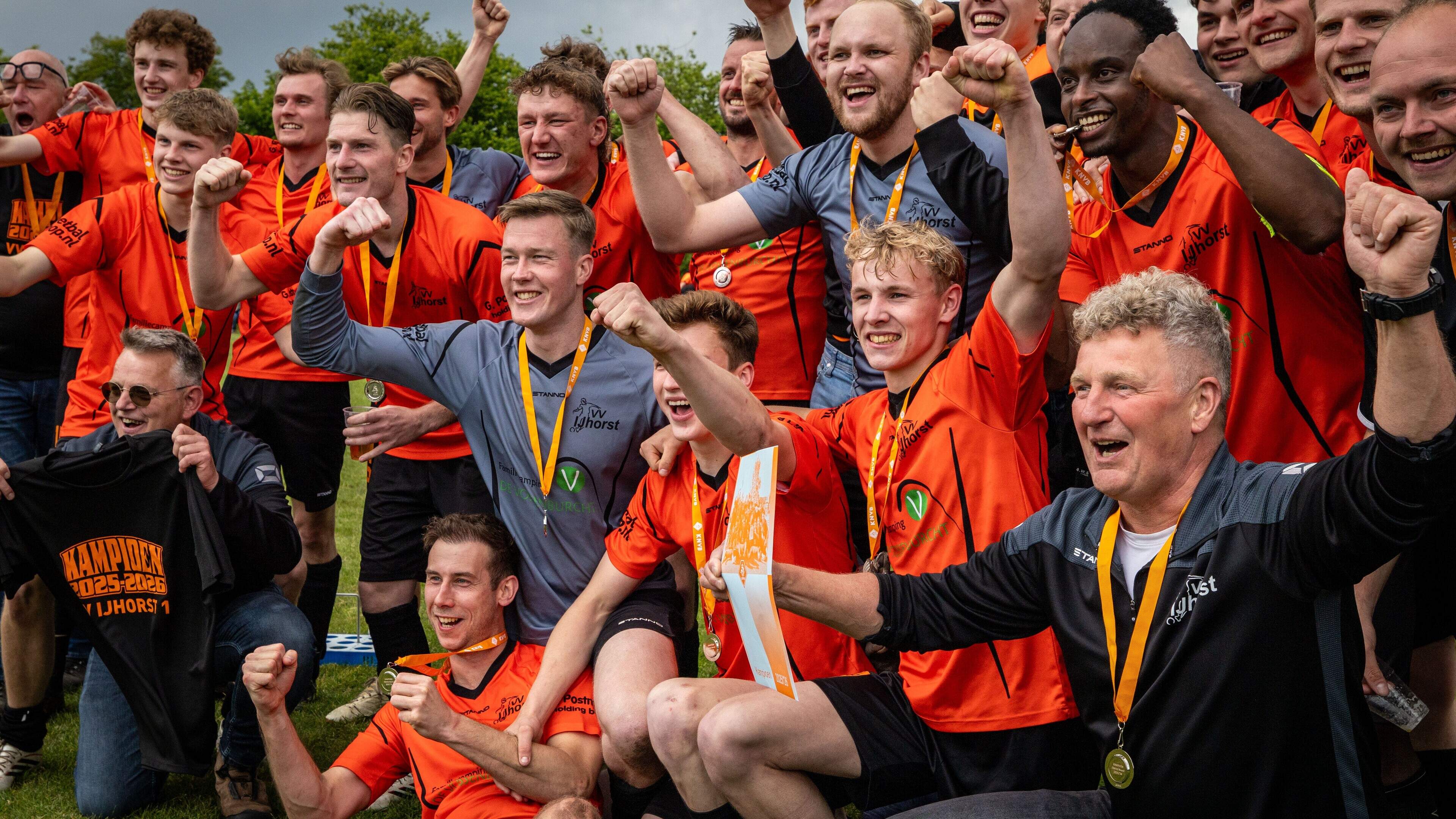 IJhorst verslaat BEW met ruime cijfers en keert als kampioen terug naar vierde klasse